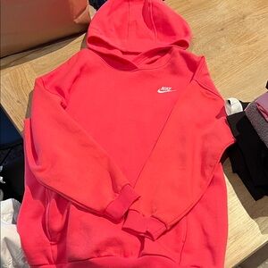 Youth Nike Vibrant Pink Pullover Hoodie
